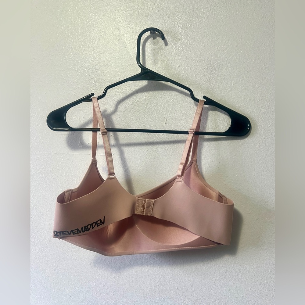 Steve Madden Pastel Rose Wireless Bralette Bra - 36C - Picture 7 of 9